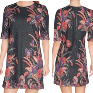 Molly Bracken Floral Shift Dress Size Medium